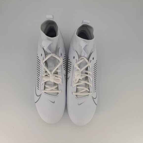 Nike Vapor Edge Pro 360 2 White Silver Mens Football Cleats DA5456-102 Sz 11,12 main image 7